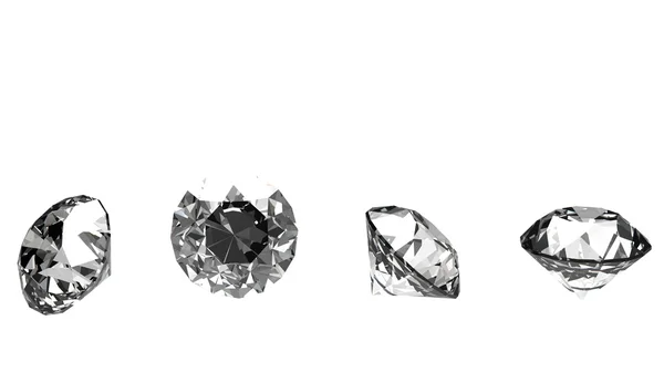 Runder Diamant — Stockfoto