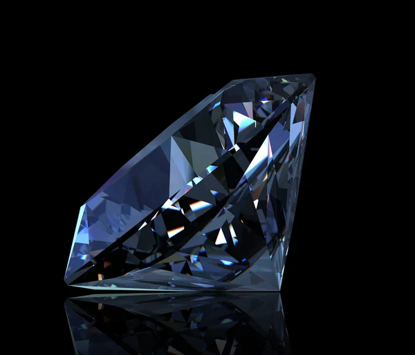Дорогоцінний камінь округлої форми. Швейцарський блакитний топаз — стокове фото