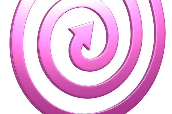 Spiral shapel arrows — Stock Photo, Image