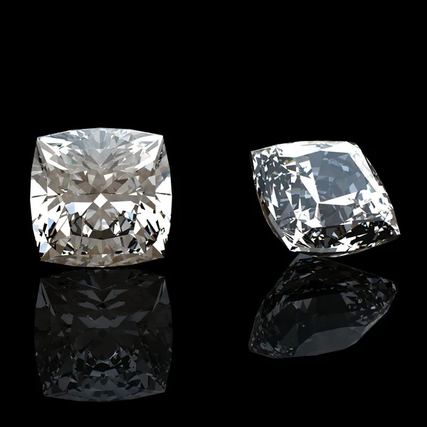 Samling av diamant. ädelsten — Stockfoto