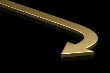 ok üzerine siyah arkaplan