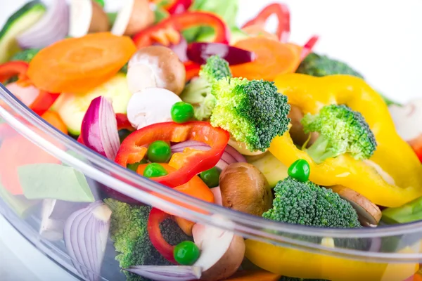 Zöldségek elektromos élelmiszer pároló — Stock Fotó