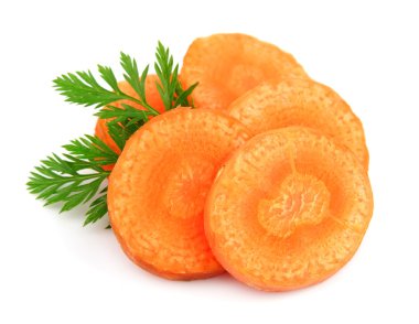 Carrot segments clipart