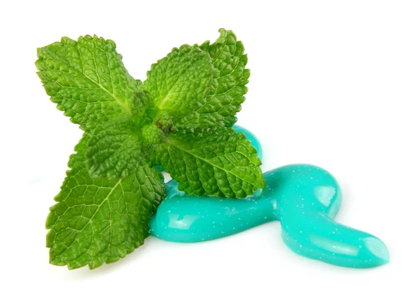 stock image Toothpaste with mint