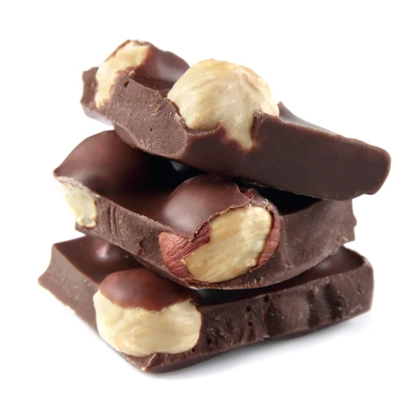 Schokolade mit Fibert — Stockfoto