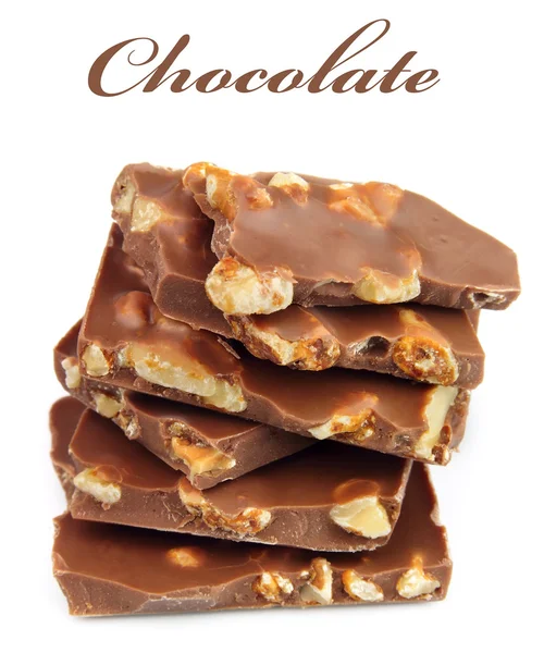 Chocolate con nueces —  Fotos de Stock