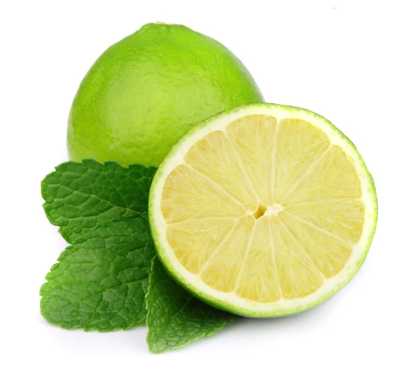 Sweet and juice citrus with mint — Stock Photo, Image