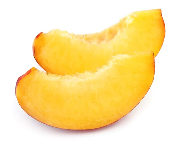 Juicy peach slices — Stock Photo, Image