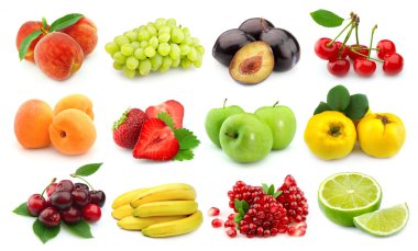 Sweet and juice fruits clipart