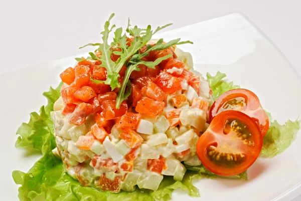 新鮮な野菜サラダ ロイヤリティフリーのストック画像