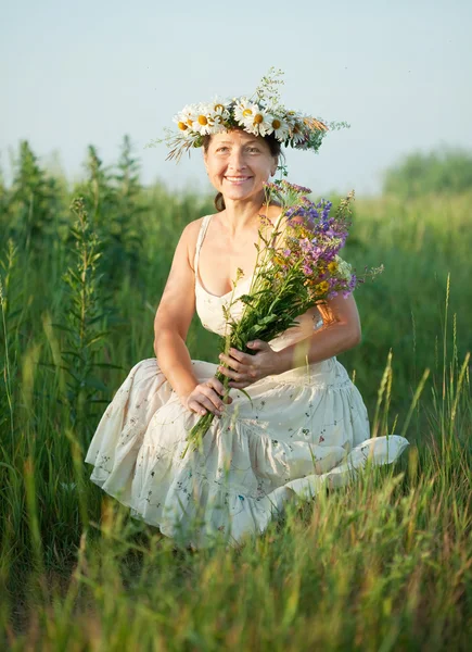 Happy mature woman — Stock Photo, Image