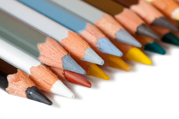 Ceruza, mint fehér háttér — Stock Fotó