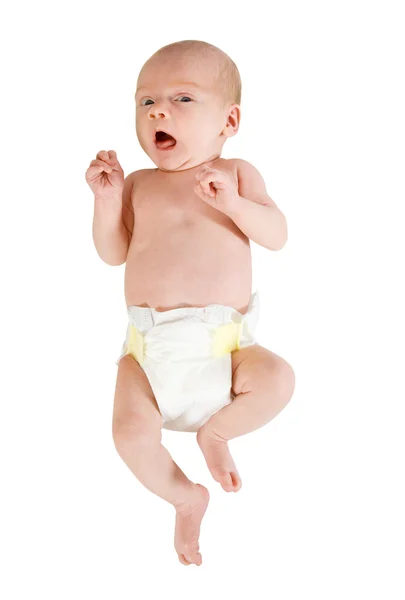 Bebé em fralda — Fotografia de Stock