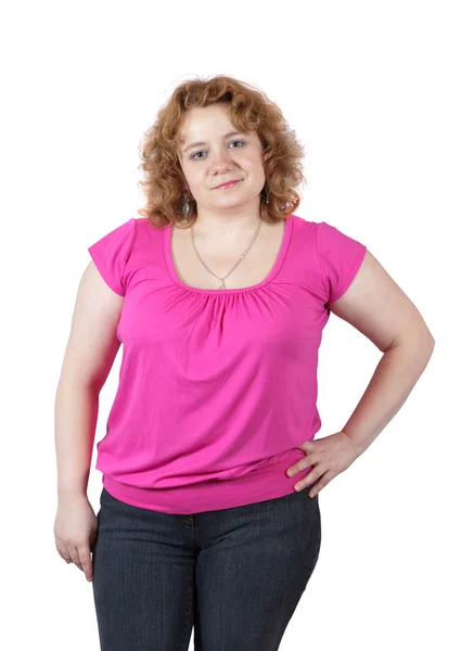 Kövér, csúnya nő — Stock Fotó