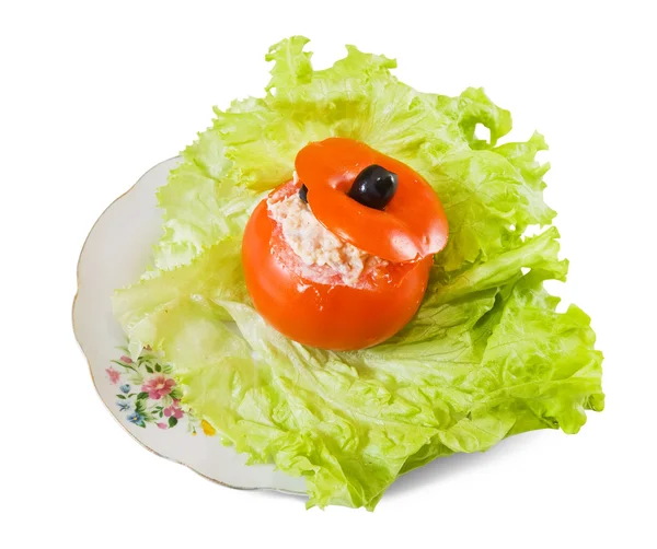 stock image Farci tomato salad
