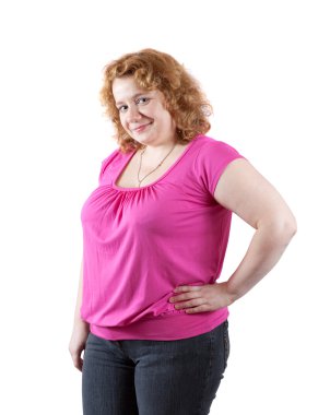 Fat ugly woman clipart