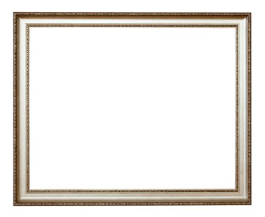 Silver picture frame clipart