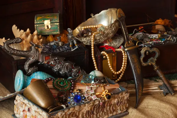 Old treasure chests — Stock Photo, Image