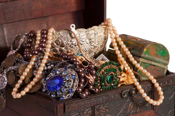 Closeup of treasure chest — Stock Photo, Image