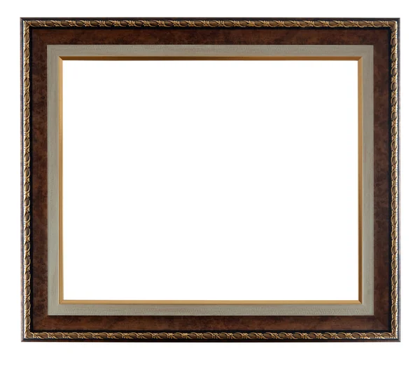 Современная коричневая рамка — стоковое фото