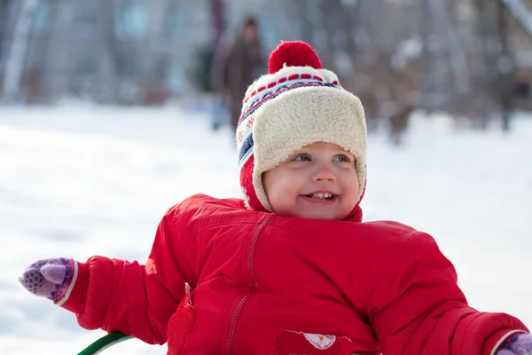 幸せな幼児の肖像画 — ストック写真