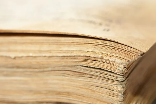 Close-up van oude boek — Stockfoto