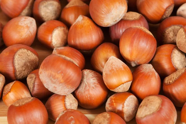 Background of hazelnuts — Stock Photo, Image