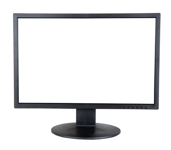 Monitor de computadora. Aislado sobre blanco — Foto de Stock