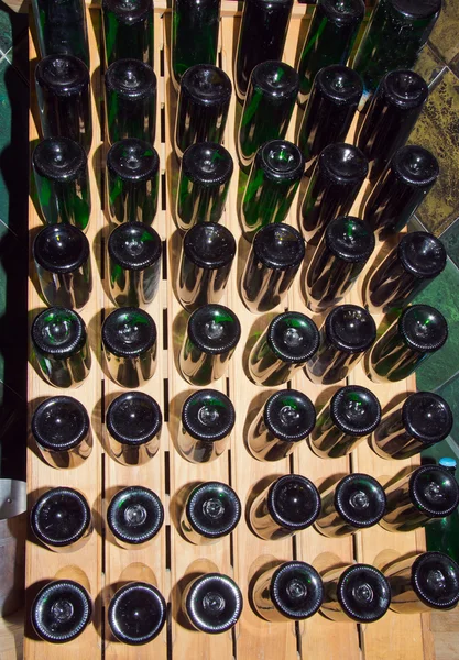 Klasik şampanya üretimi — Stok fotoğraf