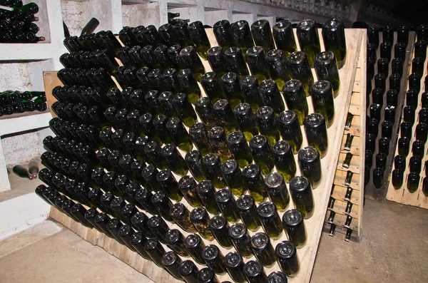 Produção clássica de champanhe — Fotografia de Stock