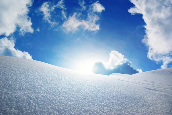 雪の丘. — ストック写真