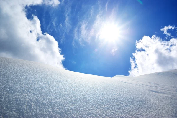 stock image Snow hills.