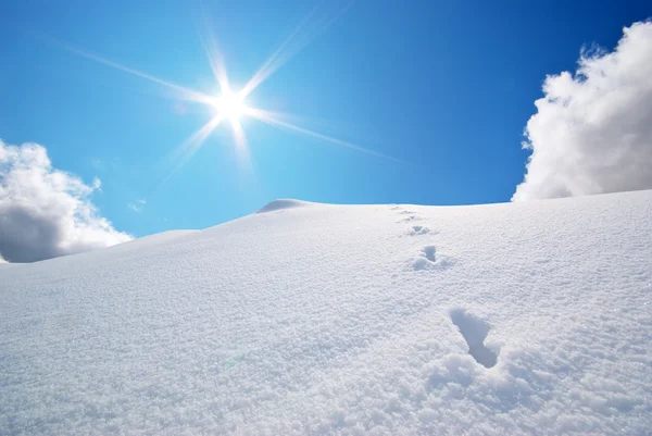 Colinas de nieve . — Foto de Stock