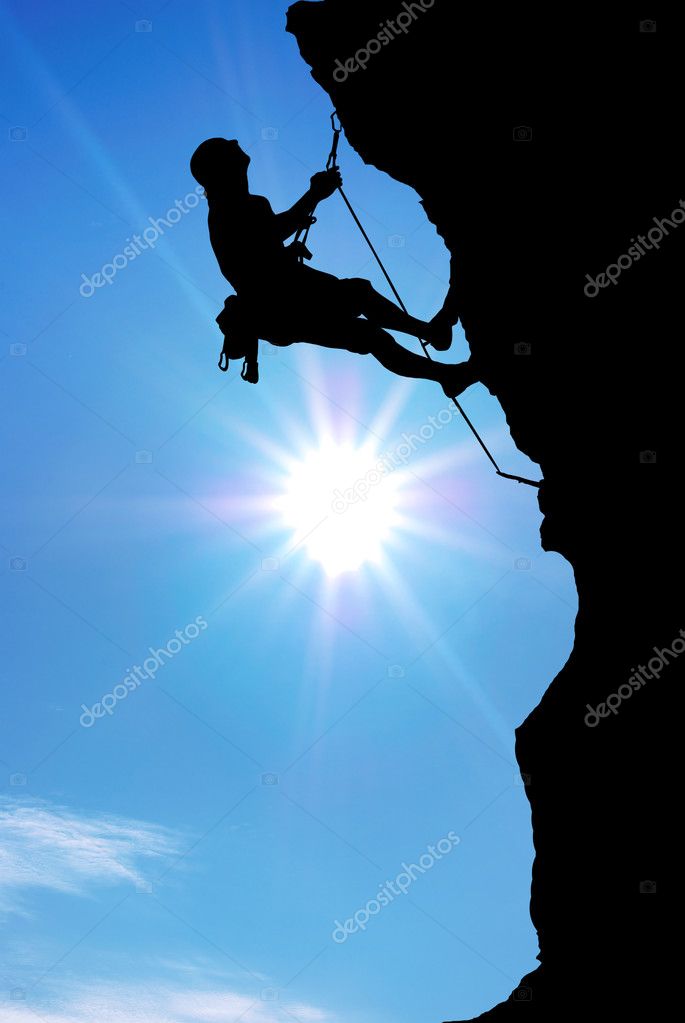 Mountain climber Stock Photo by ©zatvor 9840461