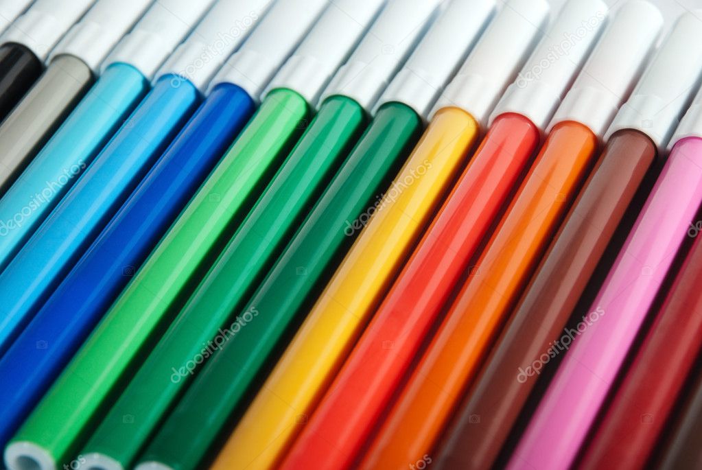 colored markers | 图库照片 08 pavel shabalin #9587213