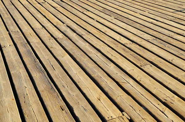 Podlaha dřevěná prkna — Stock fotografie