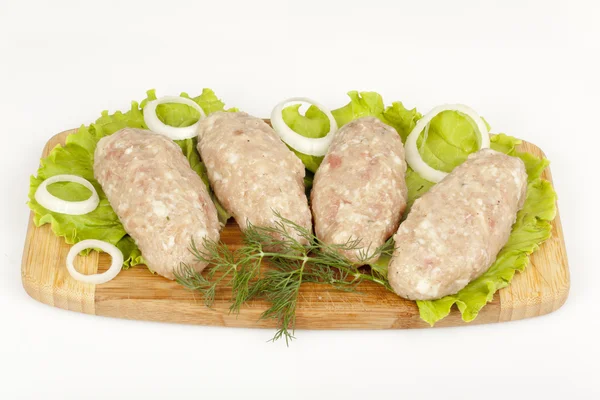 Gegoten-FRJ Vleesvulsel kebab — Stockfoto