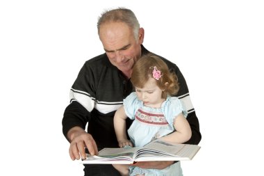 kitap okuma torunu büyükbaba