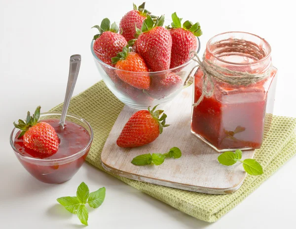 Mermelada de fresas — Foto de Stock