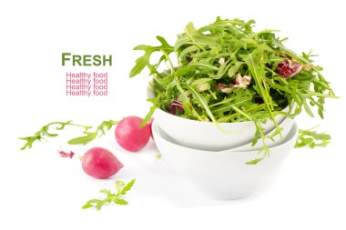 Healthy food - fresh vegetables and Germinated Wheat seeds on t clipart