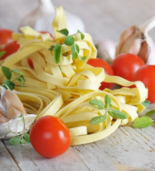 Pasta and vegetables — Stock Photo, Image