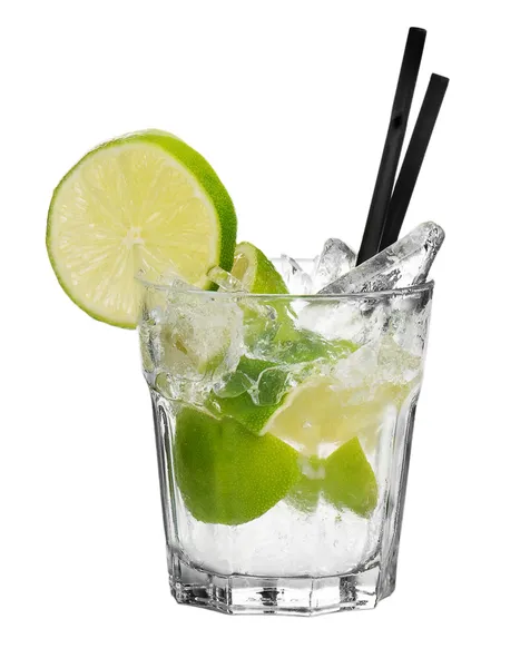 Cocktail no fundo branco — Fotografia de Stock