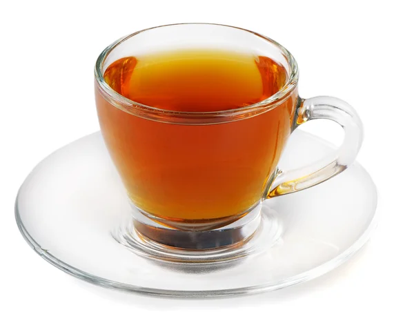 Dois xícara de chá e bule — Fotografia de Stock