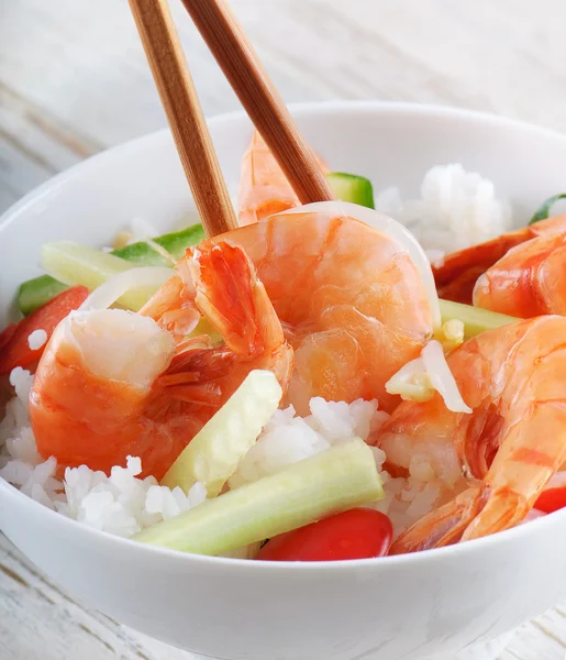 Stock image Shrimp fried rice