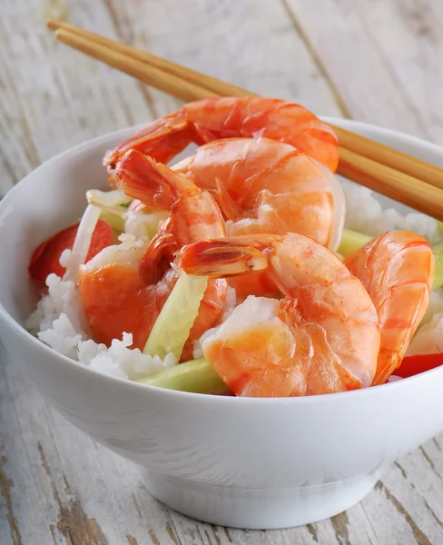 stock image Shrimp fried rice