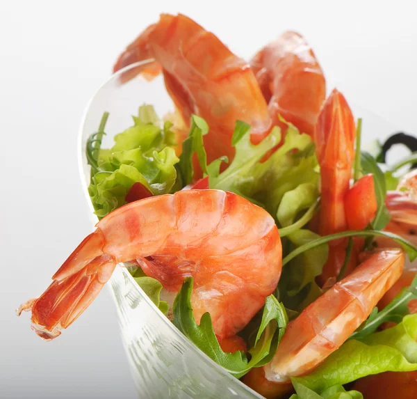 Salada de camarão tigre — Fotografia de Stock