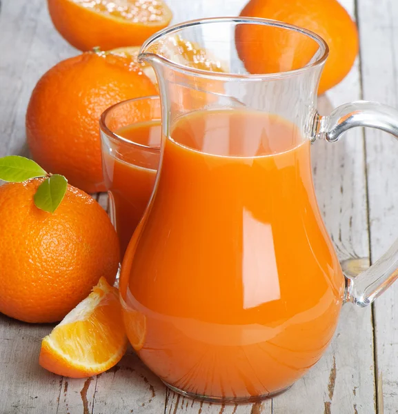 橙色和橙汁 — 图库照片