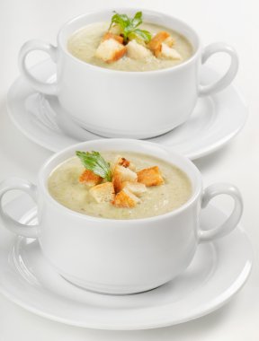 croutons kremalı çorba