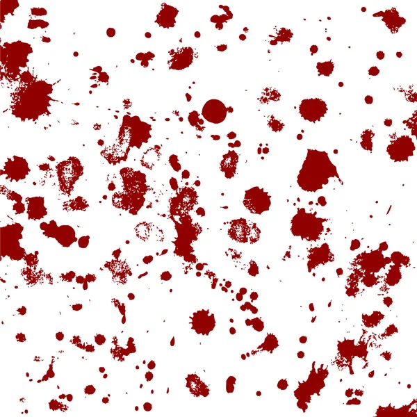 Blood splatters — Stock Vector