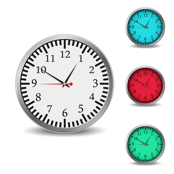 Clocks set — Stock Vector